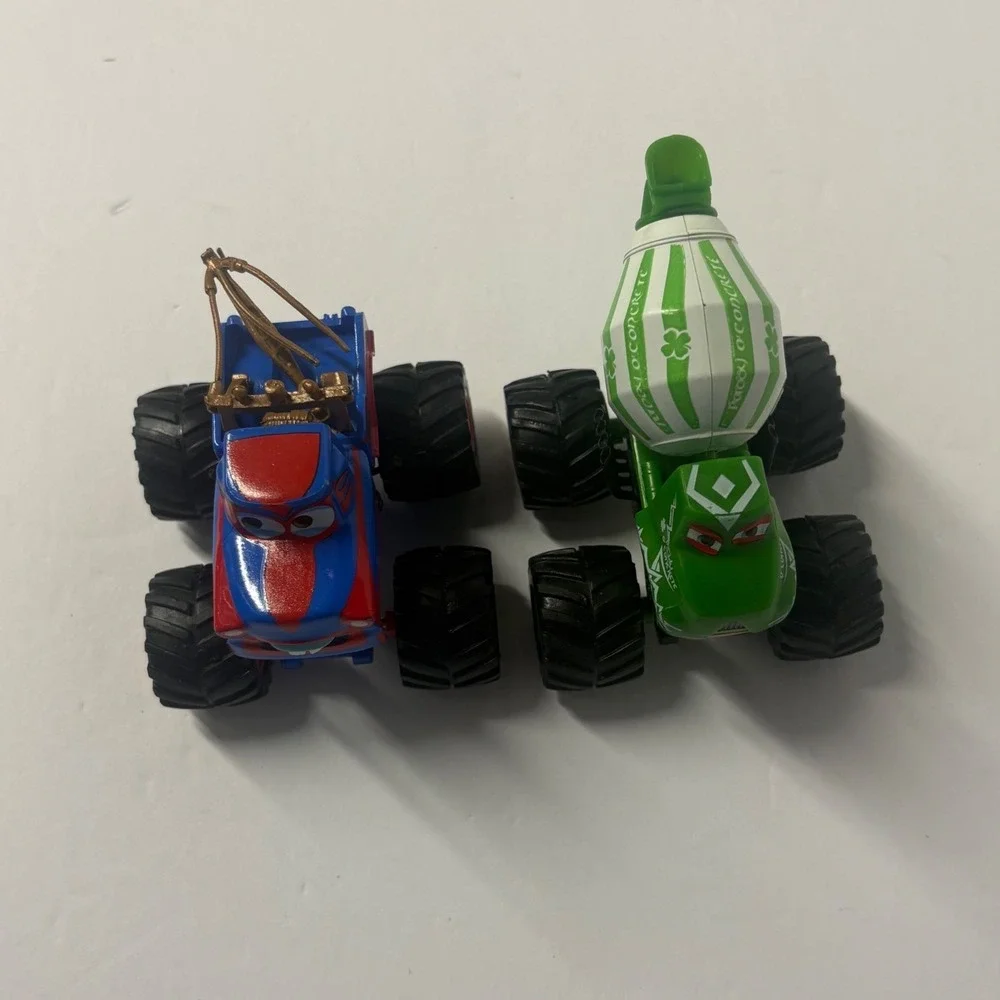 Disney Pixar Cars Monster Truck I-Screamer Tormentor McMean Paddy O'Concrete